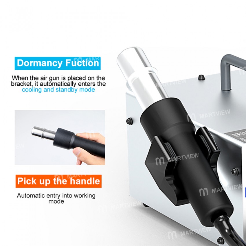Kailiwei 3102D 2-in-1 LED Digital Soldering Station with Hot Air Gun and Electric Welding Iron For P