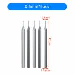 0.2/0.6/0.8/2.5/4/8mm Grinding Head for MaAnt D1/SG-02 Grinding Polishing Pen - 5Pcs