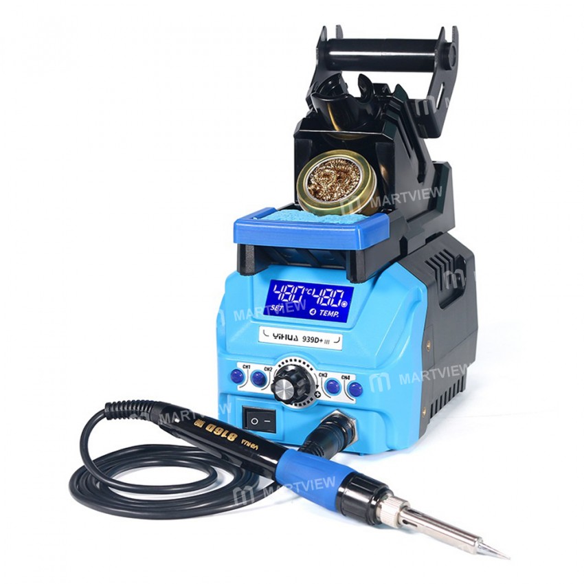 Yihua 939D+ III LED Digital Display Lead-free Anti-static Temperature Adjustment Soldering Station