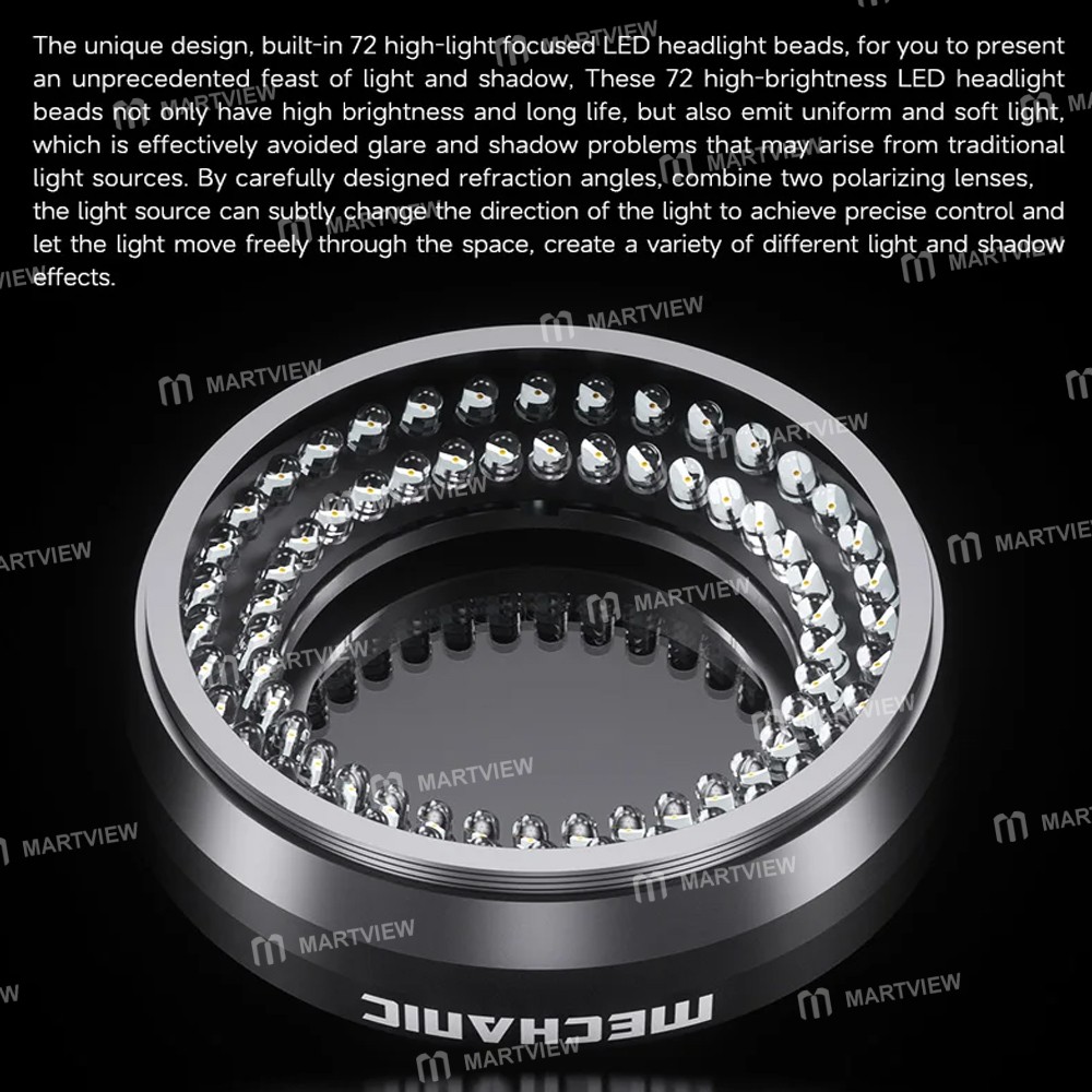 mechanic ls720-ultra-high-lumen-adjustable-microscope-polarization-ring-lamp-for-remover-glare-10