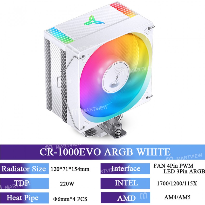 jonsbo cr-1000-series-argb-4-heatpipe-evo-tower-cpu-radiator-4