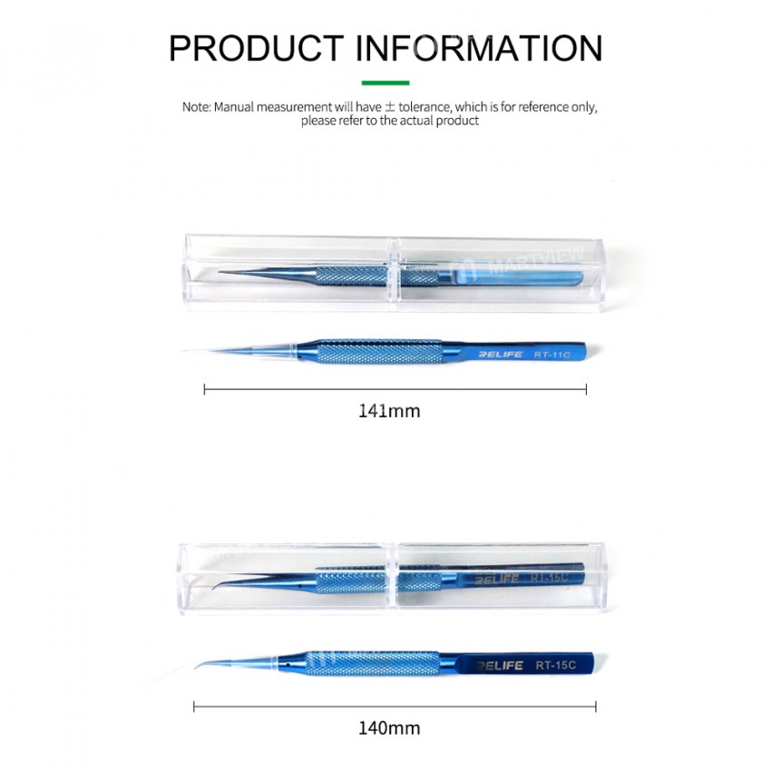 Relife RT-11C RT-15C Precision Titanium Alloy Special Jump Fly Wire Tweezer
