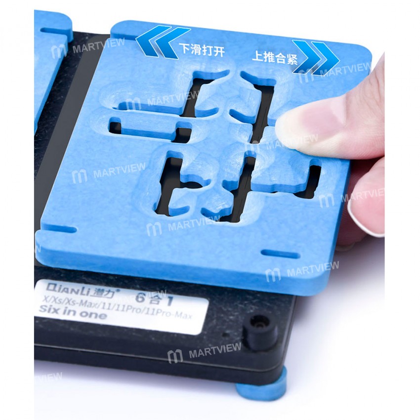 QianLi 6in1 Multi-Purpose Repair Fix Clamp Fixture for iPhone X / Xs / Xs Max / 11 / 11 Pro / 11 Pro