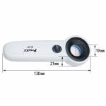 Pro'sKit MA-020 Hand Hold 22X High-Expansion Magnifying Glass with LED Light