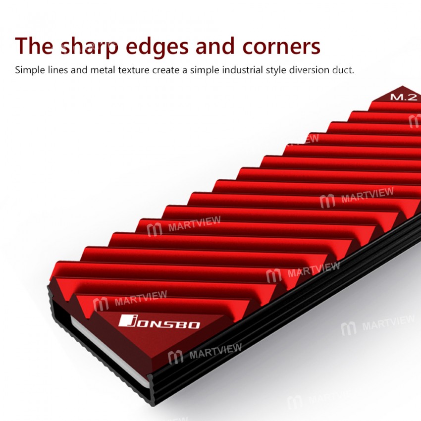 Jonsbo M.2-3 Ultra-thin Aluminum Alloy Heat Sink for M.2 2280 SSD