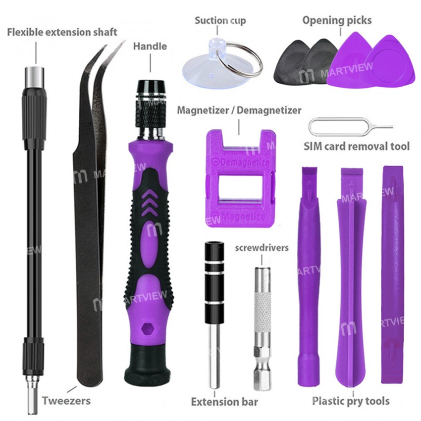 115-in-1 Magnetic Precision Screwdriver Set for Phone PC Clocks and Watches Repair