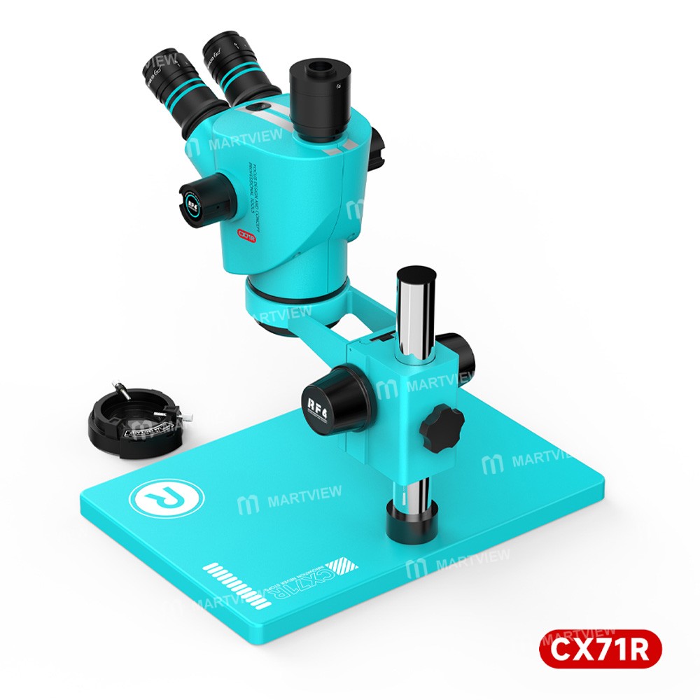 rf4 cx71r-65-65x-ergonomic-design-trinocular-stereo-microscope-with-big-aluminum-alloy-base-5