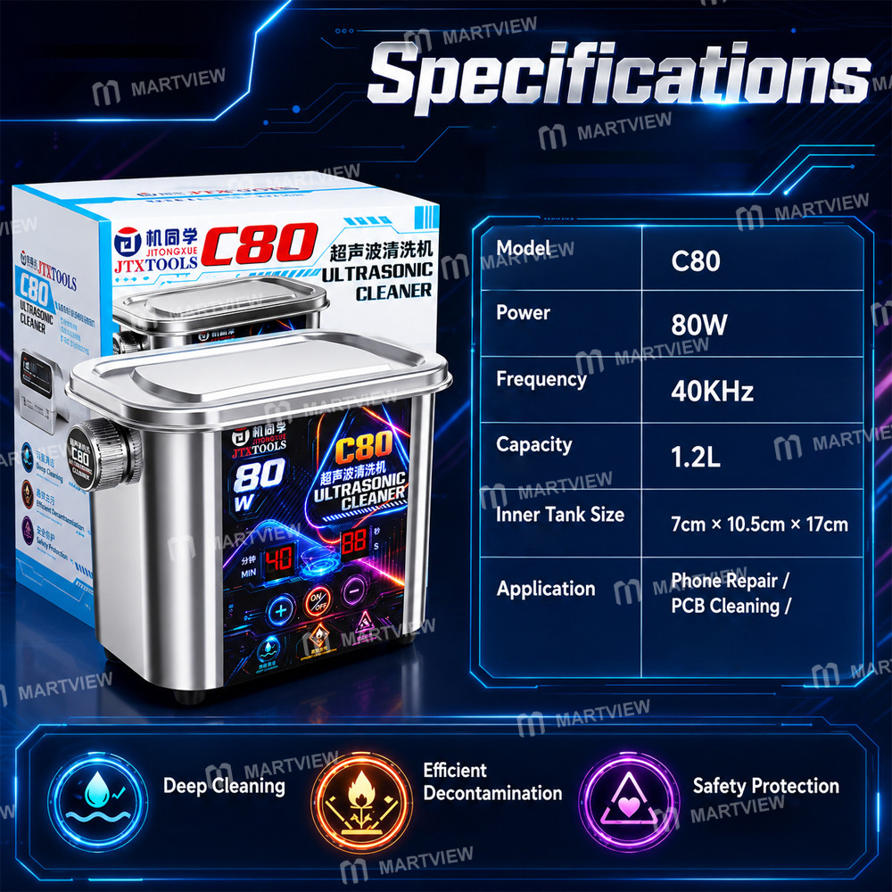 jtx c80-80w-high-power-40khz-industrial-power-12l-ultrasonic-cleaning-machine-10