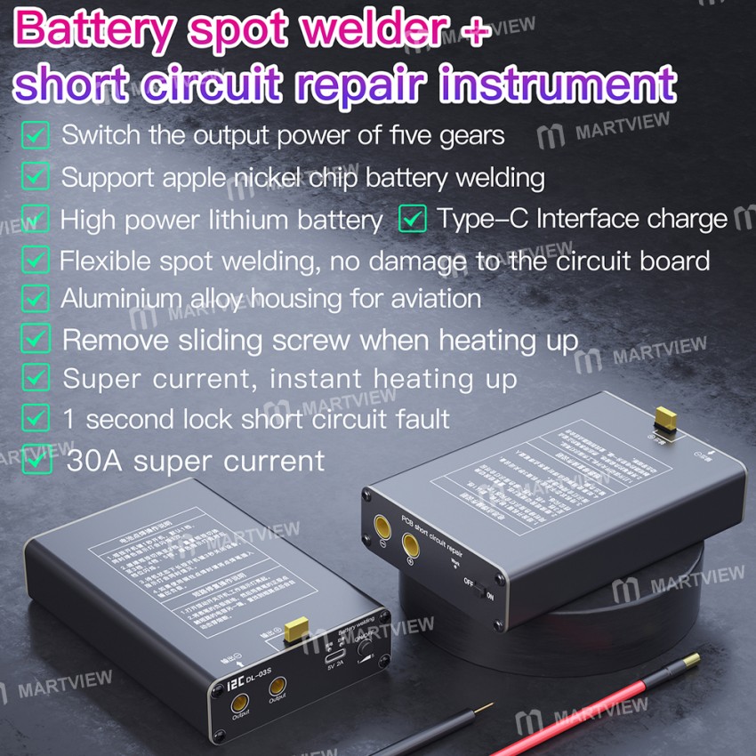 i2C DL-03S Failure Detection Short Circuit Repair Spot Welder for Lithium Battery