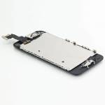 Replacement original iPhone 5s LCD with spareparts home button earphone camera etc black