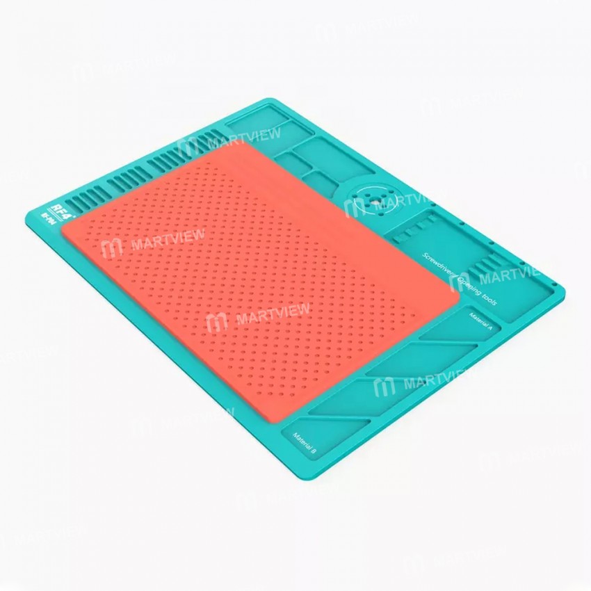 RF4 RF-P04 Microscope Aluminum Alloy Heat Insulation Base for Phone PCB Soldering Repair