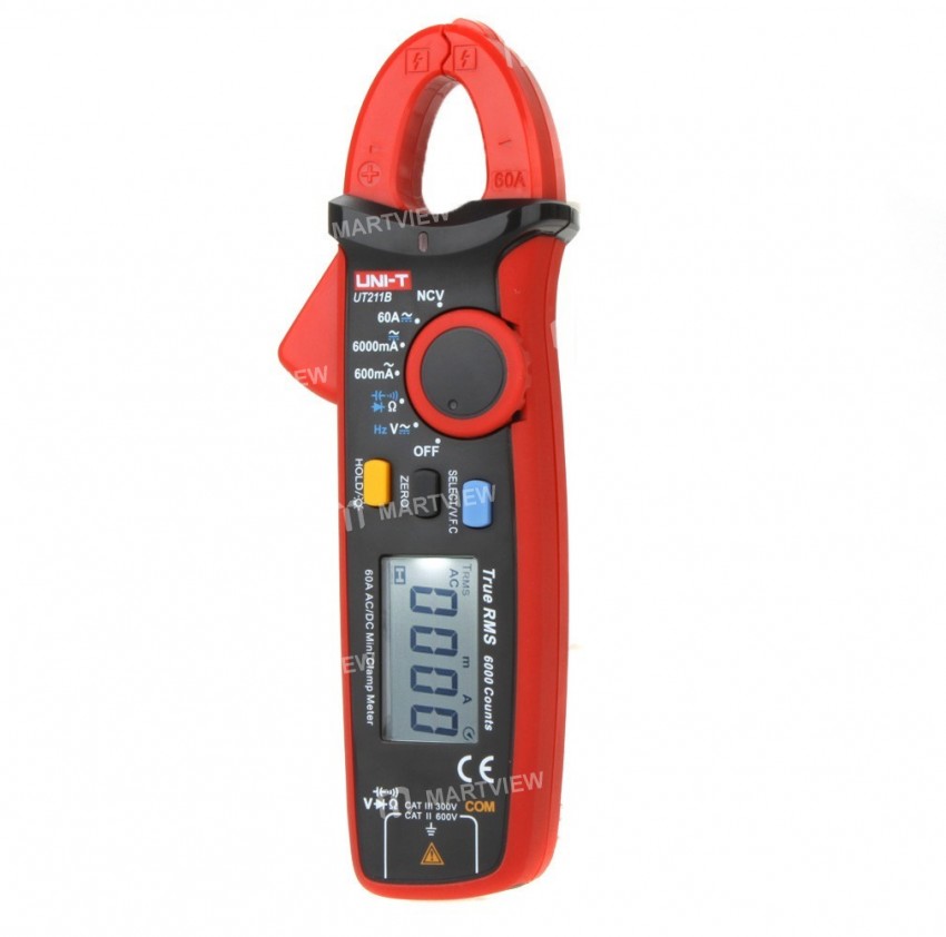 UNI-T UT211B 60A High Resolution True RMS Clamp Meters W / VFC NCV Test Tool