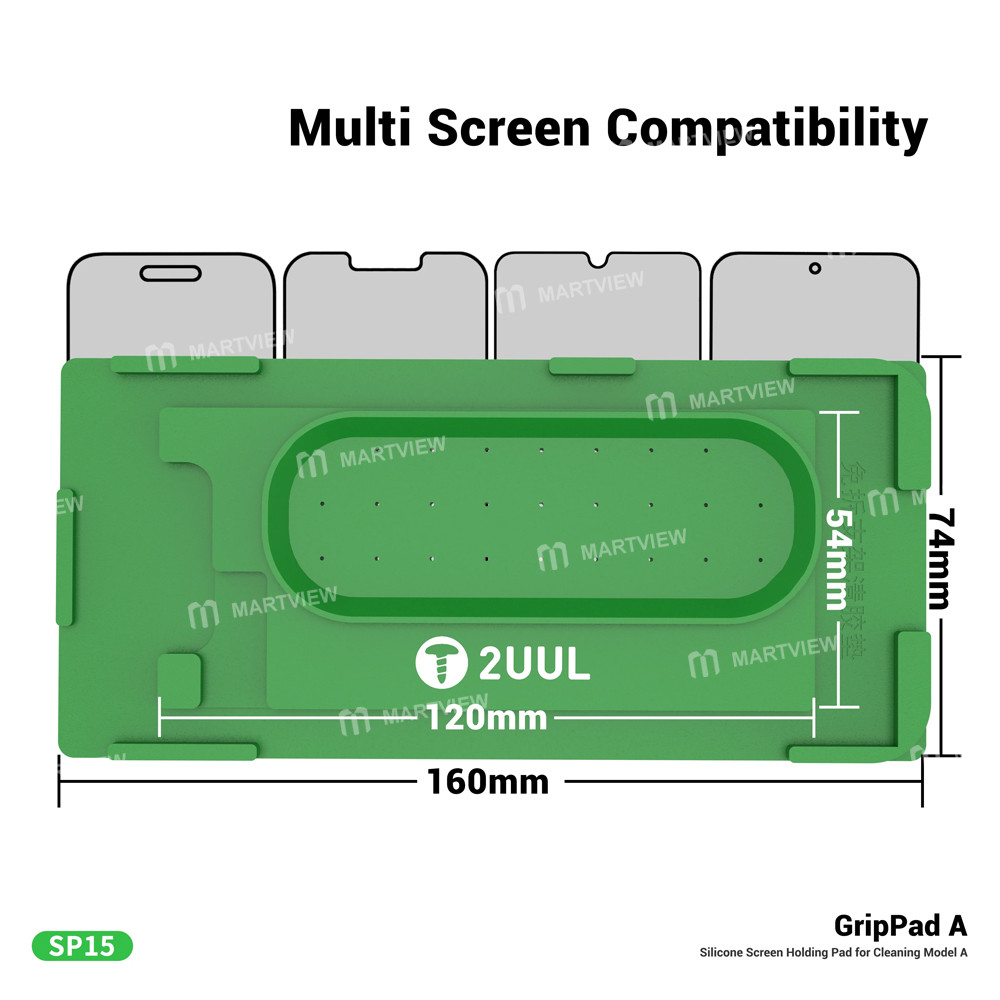 2uul sp15-grippad-a-silicone-screen-holding-pad-for-cleaning-model-a-3