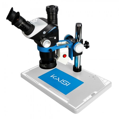 Kaisi S8 6.7-52X Zoom Trinocular Stereo Microscope Set with TX1 4K Video Camera