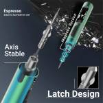 2uul sd11-espresso-electric-screwdriver-with-4pcs-s2-bits-for-mobile-phone-repair-4