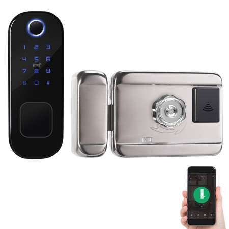 Smart Fingerprint Door Lock with 110 Fingerprint & 400 Password Storage APP Control