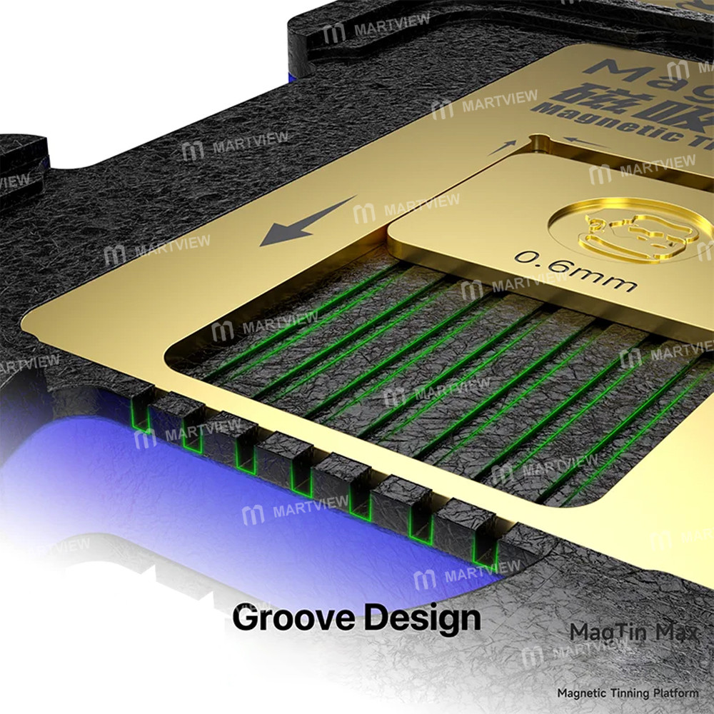 mechanic magtin-max-magnetic-dual-sided-bga-reballing-platform-set-for-iphone-android-5