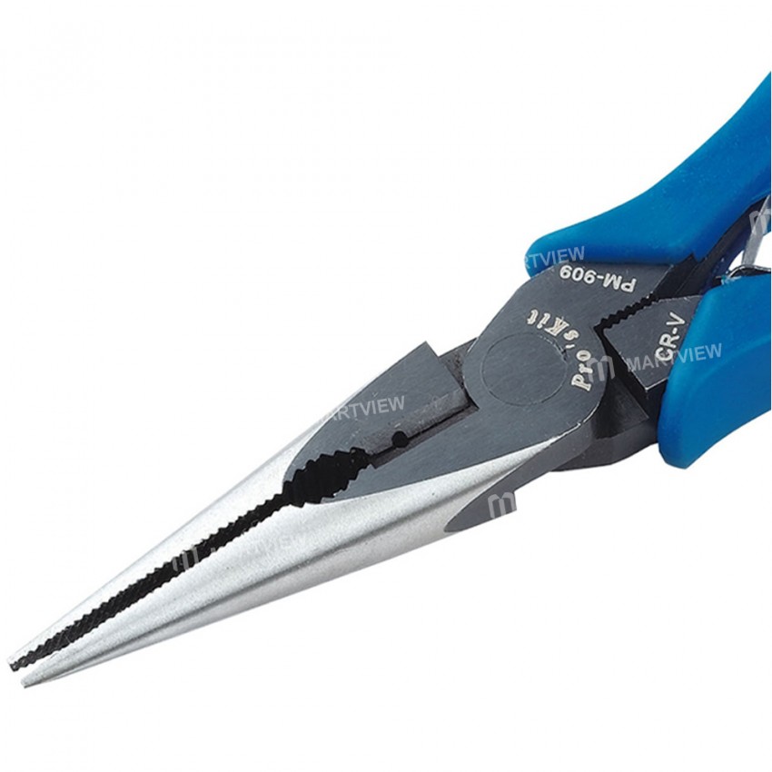 proskit pm-909-chrome-vanadium-steel-multi-function-long-nose-pliers-with-teeth-2