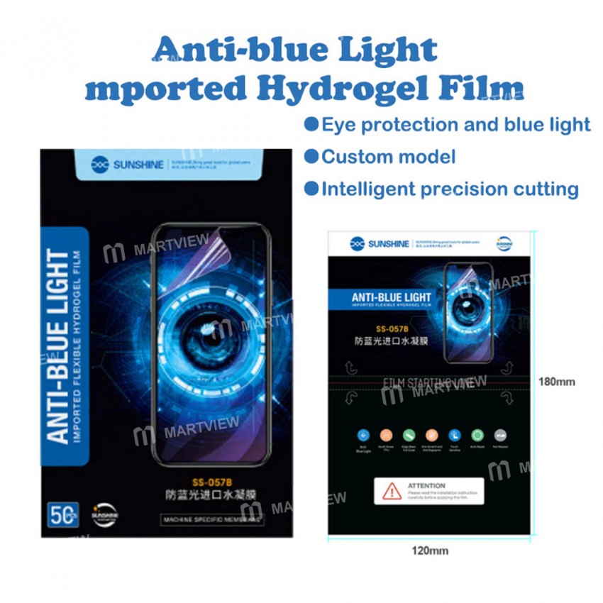 Sunshine SS-057B Anti-blue Light Imported Hydrogel Screen Protector for SS-890C Cutting Machine - 50