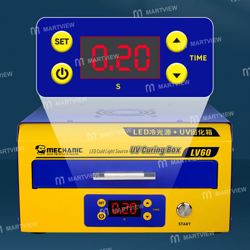 Mechanic LV60 1000W High Power UV Fast Curing Box with LED Cold Light Source