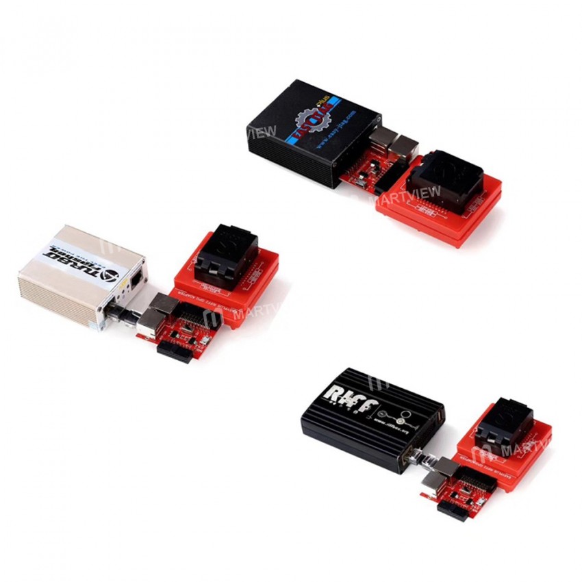 E-Mate X MOORC eMate 13 in 1 EMMC Tool BGA Socket for Easy JTAG Plus / RIFF / Medusa Pro Box Support