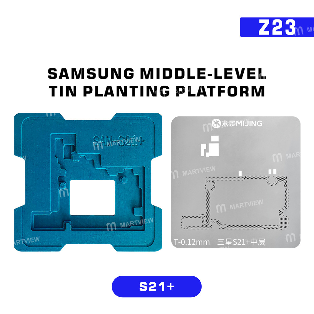 mijing z23-middle-level-tin-planting-bga-reballing-platform-set-for-samsung-galaxy-s20-to-s25-series