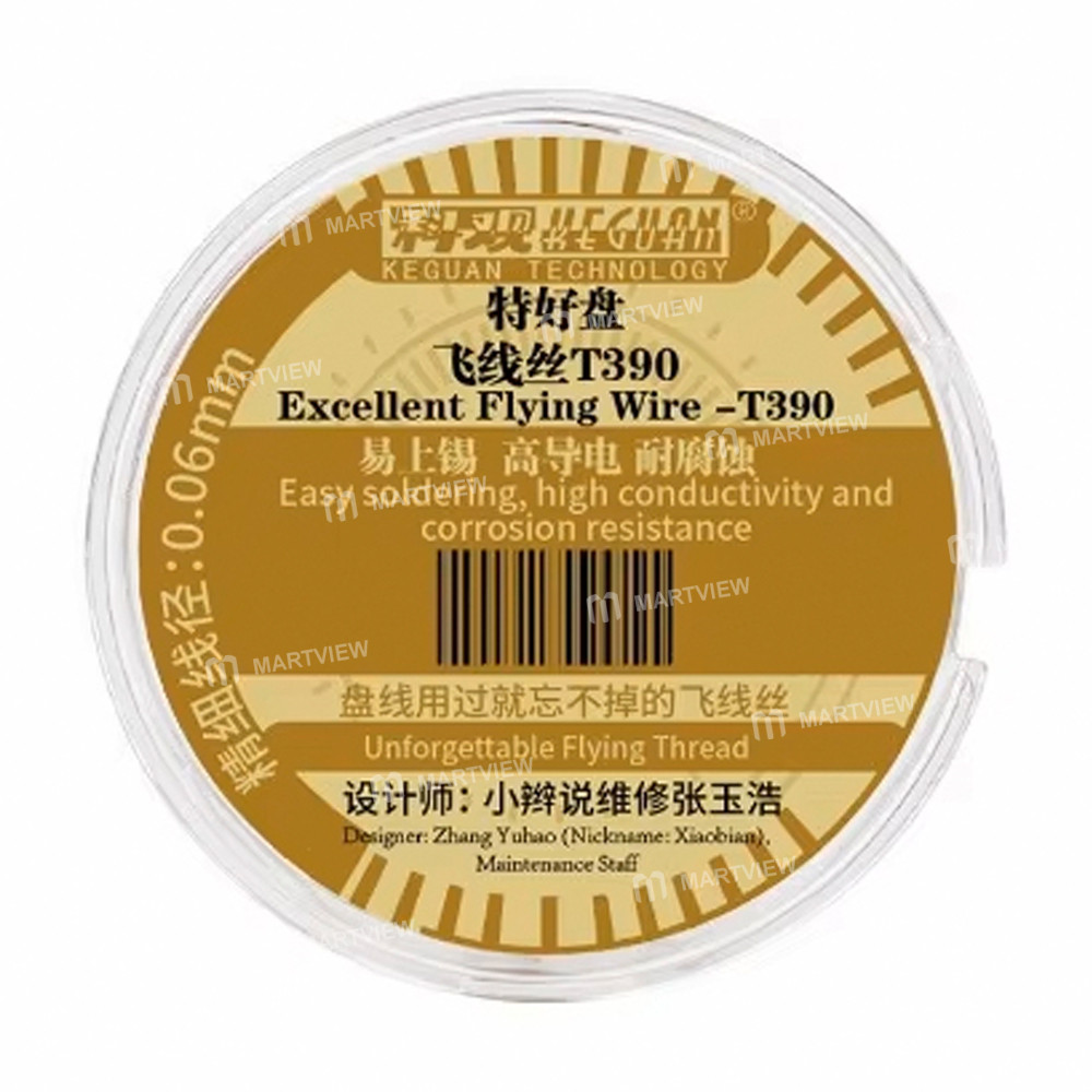 keguan t390-006mm-ultra-thin-excellent-flying-wire-for-pcb-repair--100meter-1