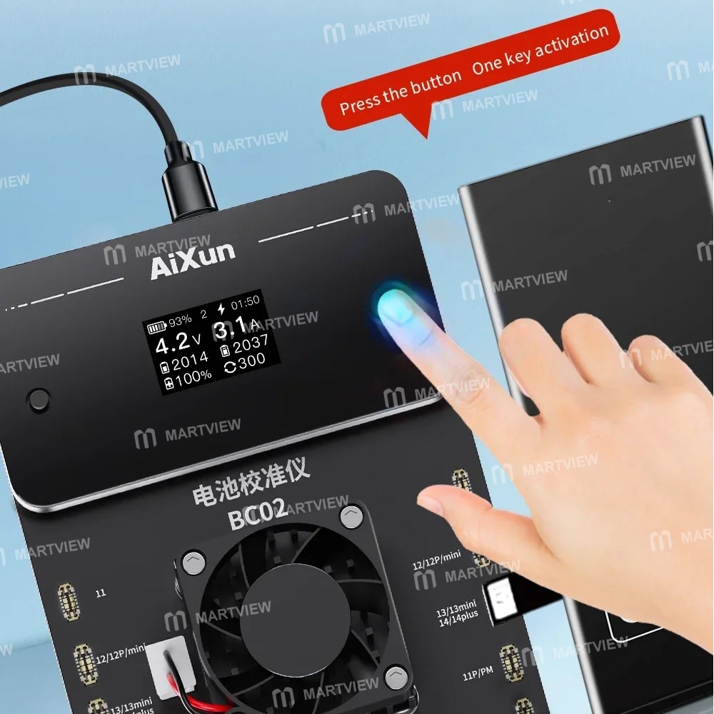 aixun bc02-dual-channel-battery-calibrator-for-iphone-11-to-14pro-max-6