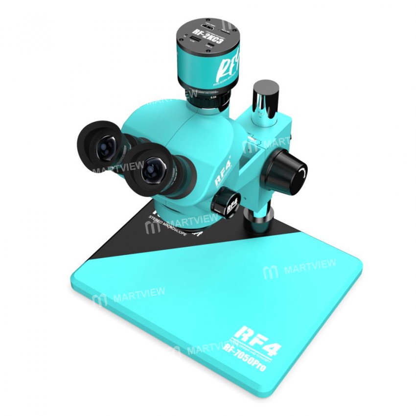 rf4 rf7050pro-2kc3-7-50x-synchronous-zoom-trinocular-stereo-microscope-3