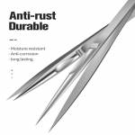 TuoLi TL-16 3D Titanium Alloy Ultralight Handmade Polished Non-magnetic Stainless iGreat Tweezer