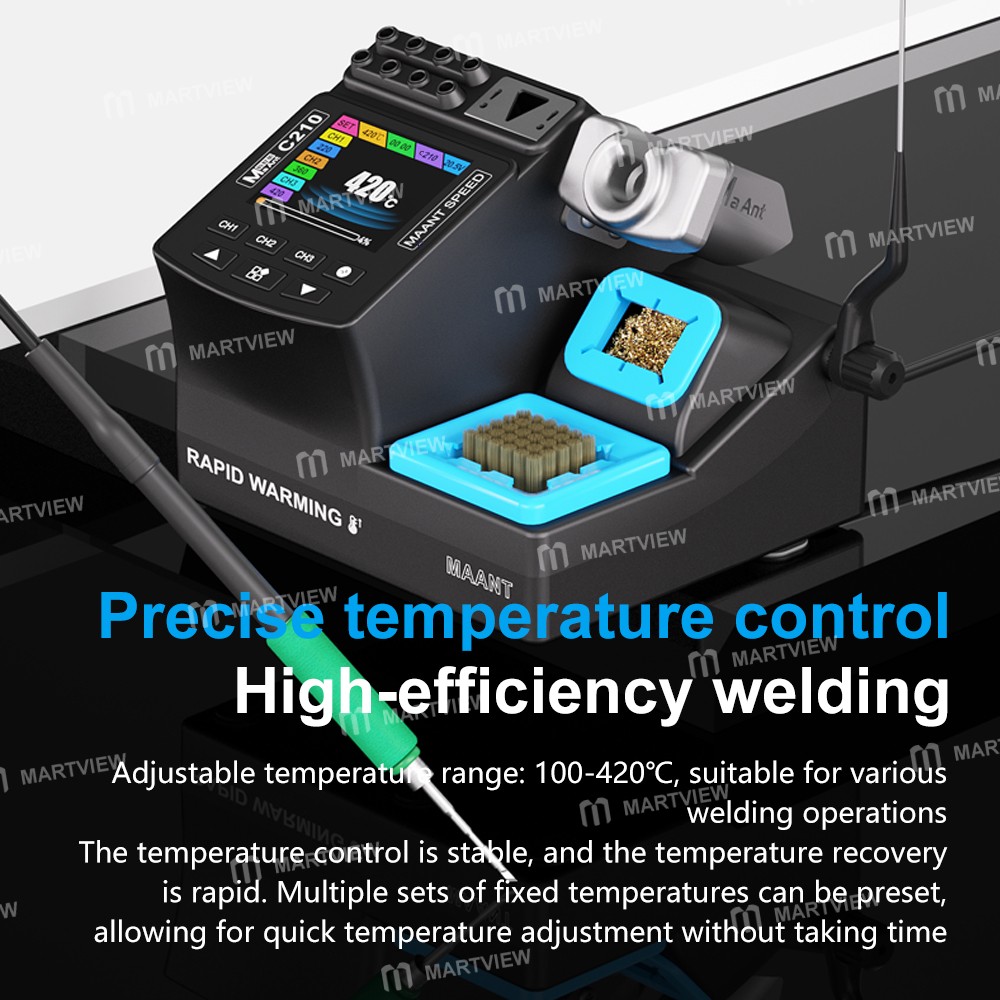 maant c210-200w-precision-digital-display-welding-station-compatible-c210-c245-c115-handle-7