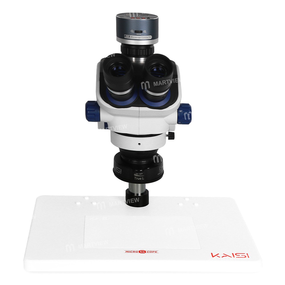 kaisi tx-350e-ver13-7x-50x-zoom-trinocular-stereo-microscope-with-big-base-4k-camera-1