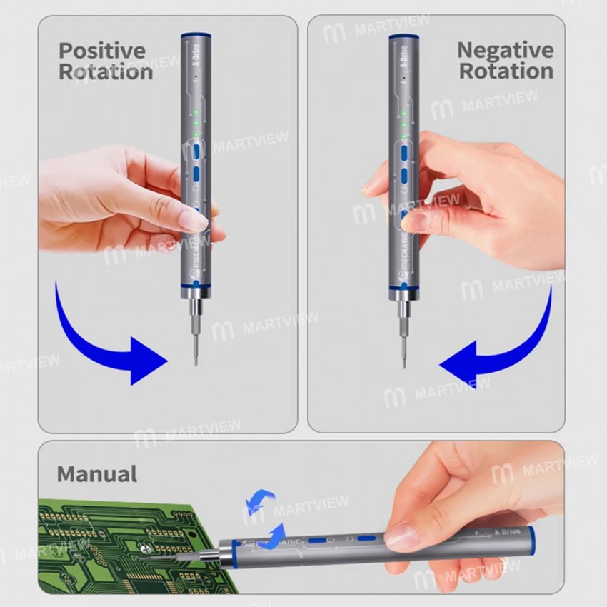 mechanic x-drive-precision-electric-screwdriver-with-24pcs-s2-steel-screwdriver-bits-8