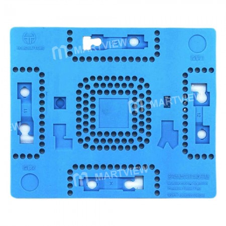 Multifunctional Positioning Pressure -Reducing Protective Pad for iPhone X Xs 11 12 Pro Fingerprint Face Dot-Matrix CPU