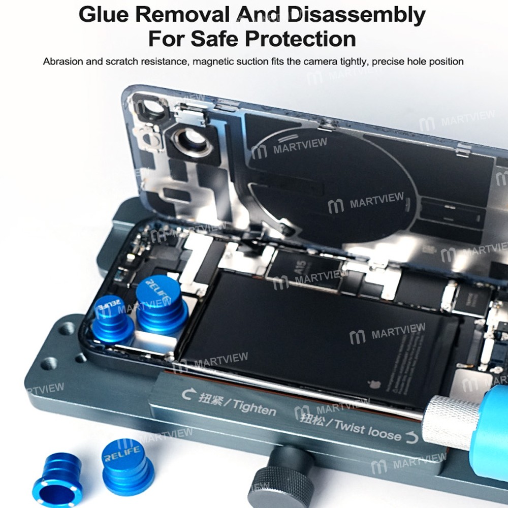 relife rl-099-multi-size-magnetic-blue-light-diamond-protective-cover-set-for-camera-lens-repair-9