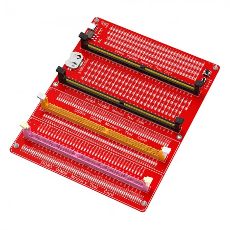DDR3 & DDR4 & DDR5 RDIMM / UDIMM Memory Tester with LED Indicator
