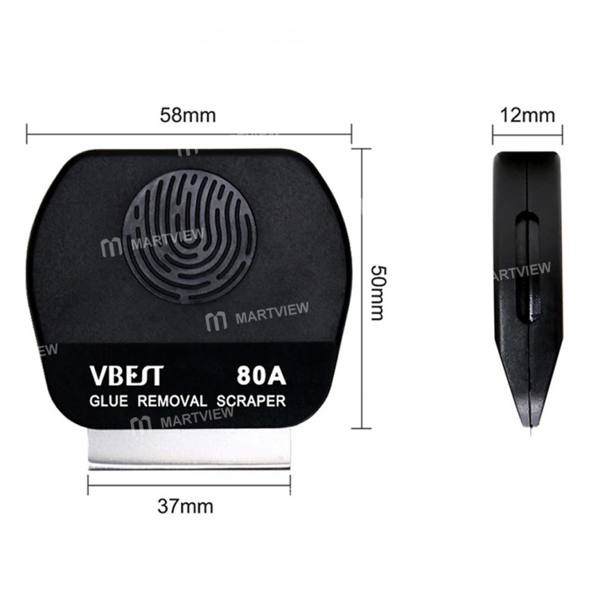 vbst 80a-stainless-steel-multipurpose-magnetic-double-sided-glue-removal-scraper-set-8