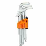 JAKEMY JM-HK2-1 (9 In 1) Long Ball Head Inner Six Angle Wrench Key