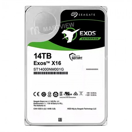 Seagate 14TB Exos X16 7200rpm SATA III 3.5" Internal HDD - ( 5 Years Manufacturer Warranty)