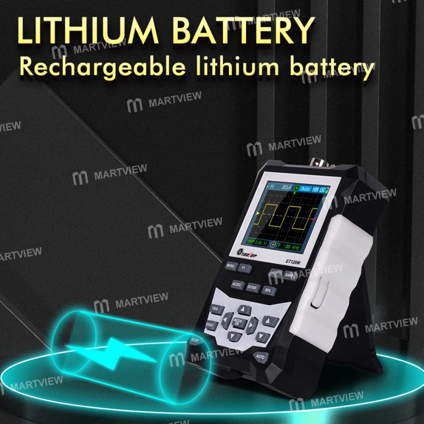 tooltop et120m-500msa-s-sampling-rate-120mhz-bandwidth-digital-oscilloscope-with-backlight-hd-screen