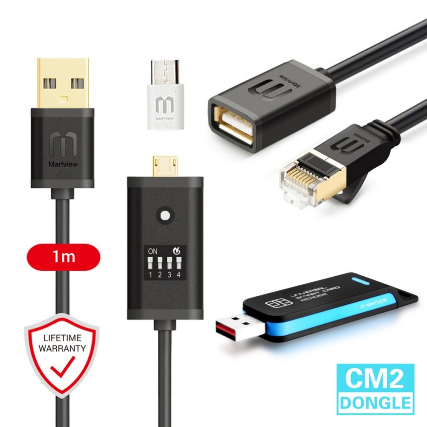 Infinity CM2 Dongle + FREE Martview All Boot Cable (EASY SWITCHING) & Micro USB To Type-C Adapter