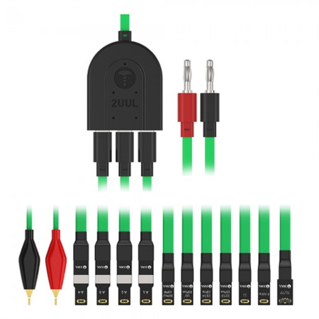 2uul PW02 Mobile Phone Repair Power Cable for iPhone 8 to 16PM & Android Phones