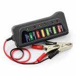 Mini 12V Car Battery Tester 6 LED Lights Display for Cars Motorcycle