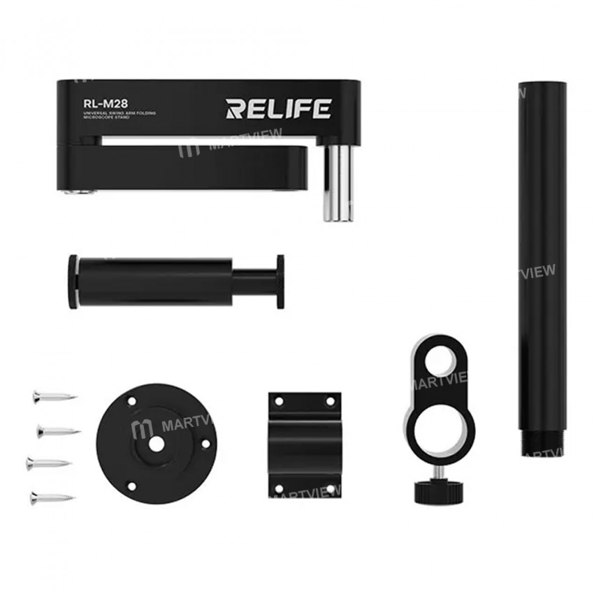 relife rl-m28-360-telescopic-folding-universal-microscope-swing-arm-bracket-1