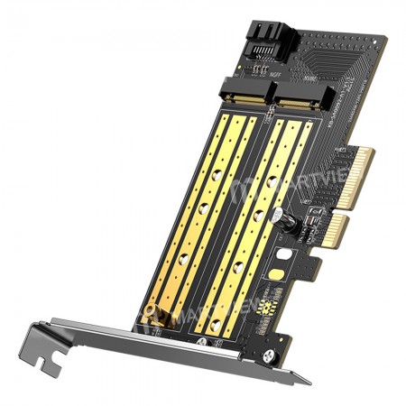 Ugreen CM302 PCI-E to M2 NVME&NGFF Single-bay / Dual-bay Riser Expansion Card Support PCI-E4.0
