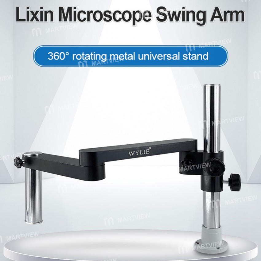 wylie 360-rotation-universal-folding-metal-microscope-articulating-arm-support-1