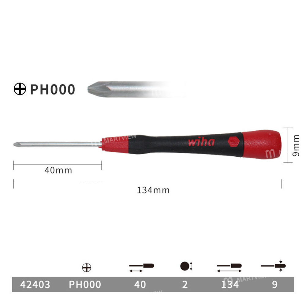 wiha ph-series-precision-phillips-screwdrivers-for-household-appliances-electronic-products-repair-2