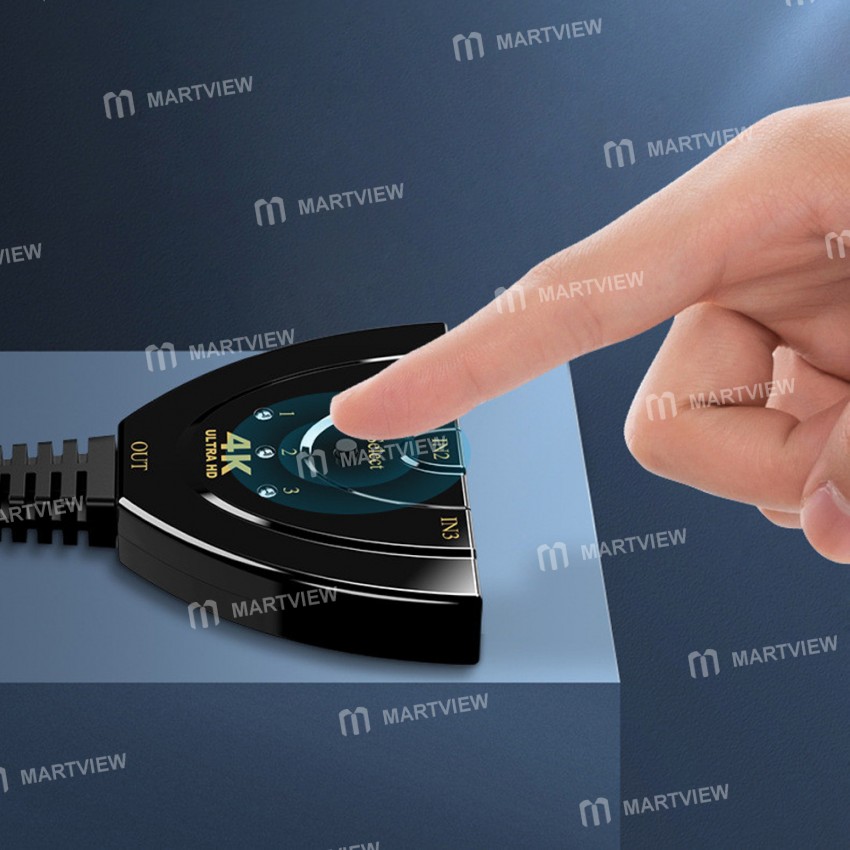 3 In 1 Out HDMI Multi Display Auto Switcher Supports 4K HD