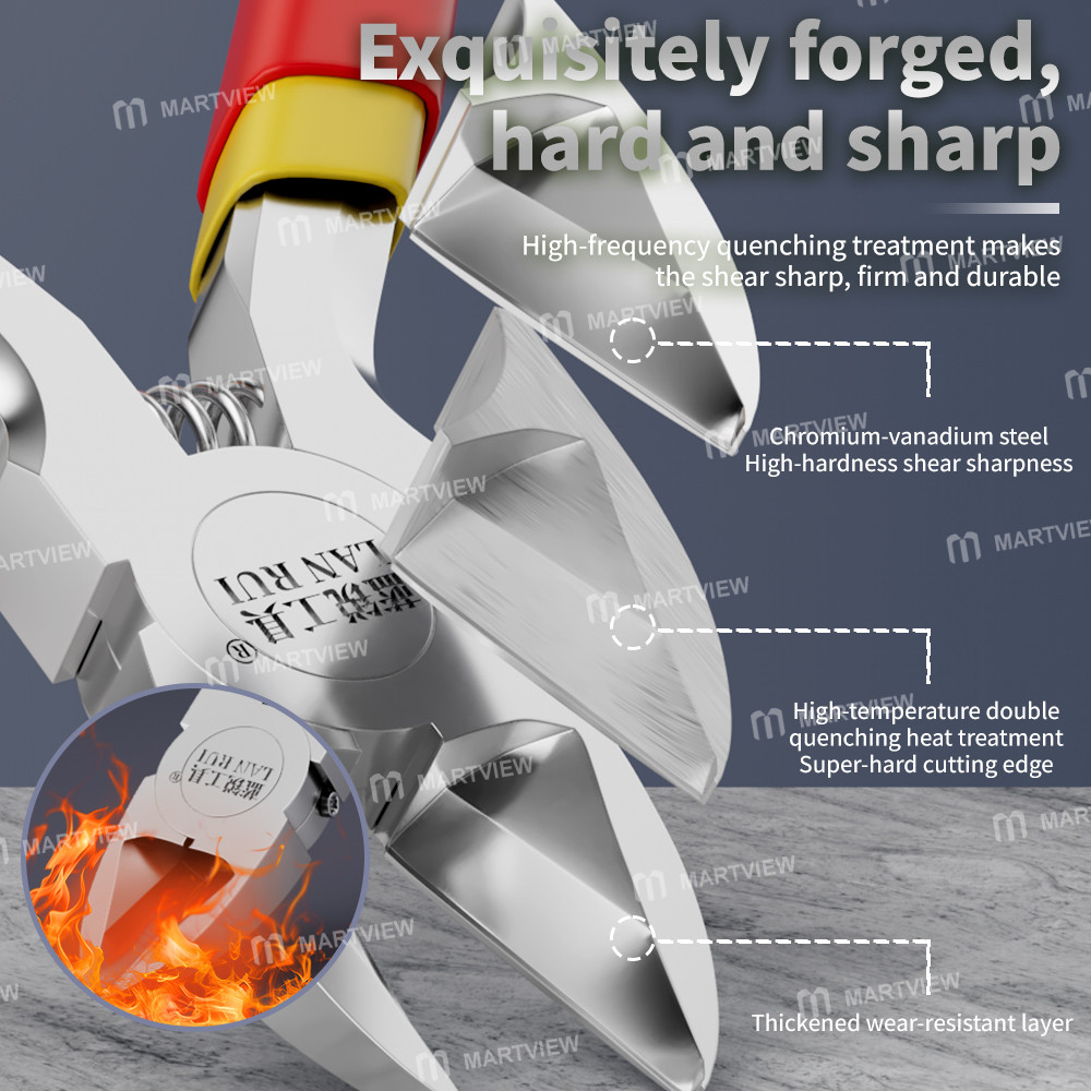 lanrui ks-23-extra-hard-scissor-pliers-for-remove-motherboard-shielding-cover-4