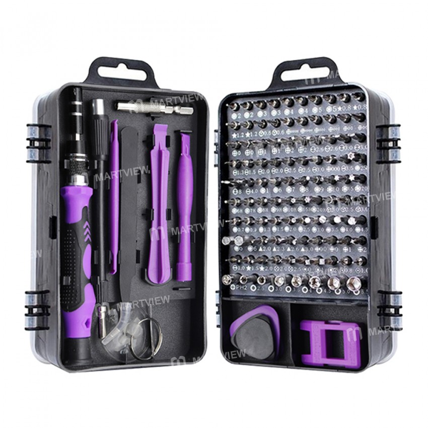115-in-1 Magnetic Precision Screwdriver Set for Phone PC Clocks and Watches Repair